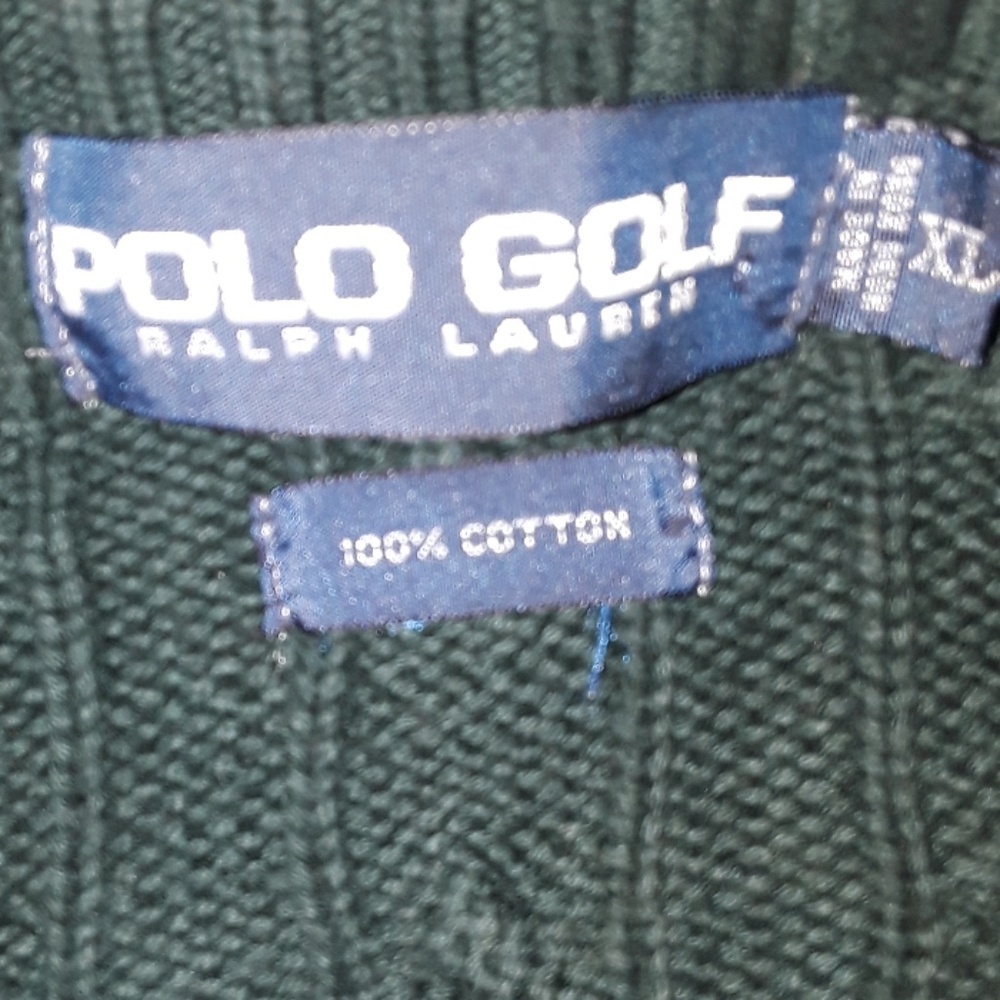  ⛳ Polo Golf Cable Sweater - Picture 2 of 4
